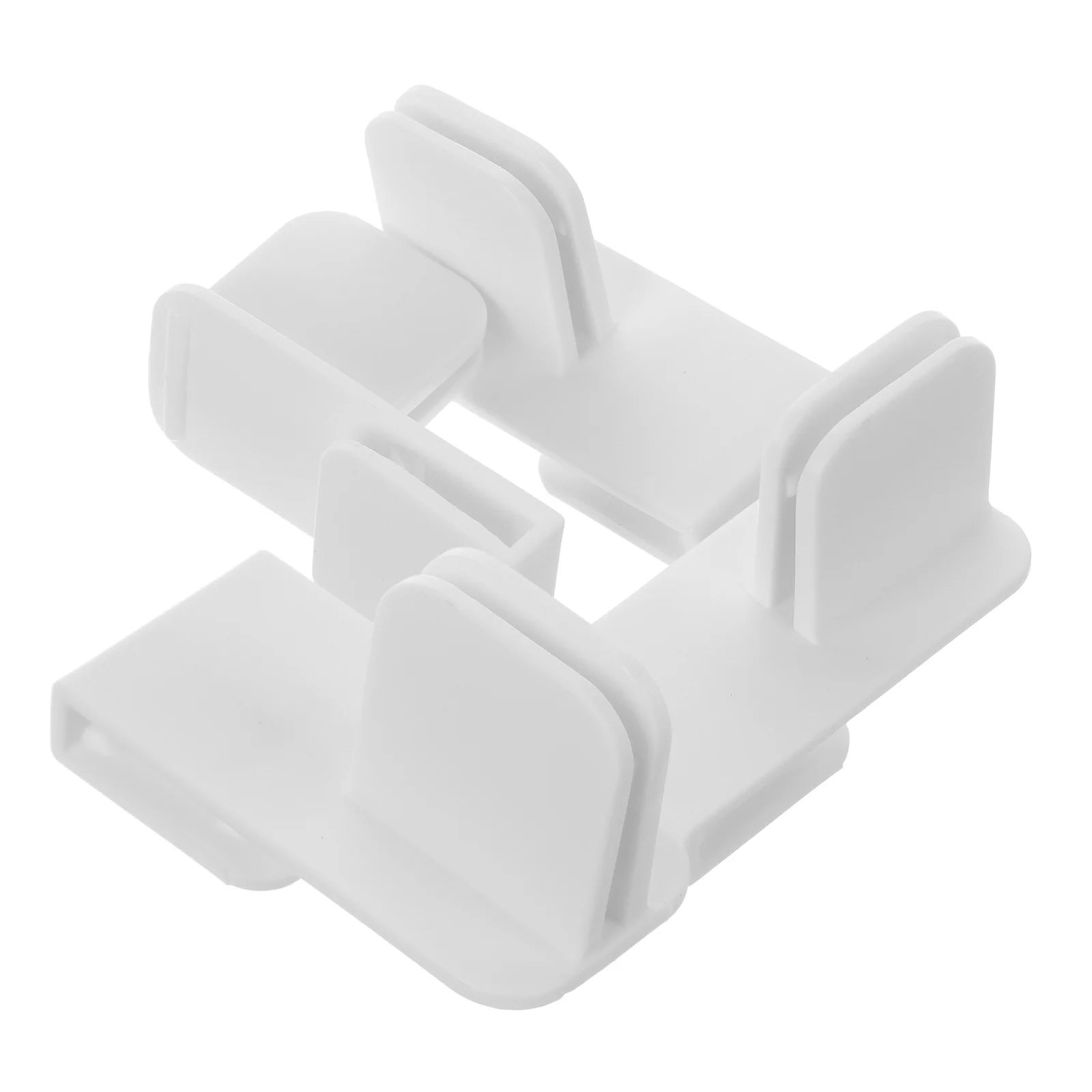 

4pcs Drawer Supporting Plastic Drawer Divider Fixing Clamps Clips Plastic Fixer Retaining Holder Clamps Kitchen Storage Solution