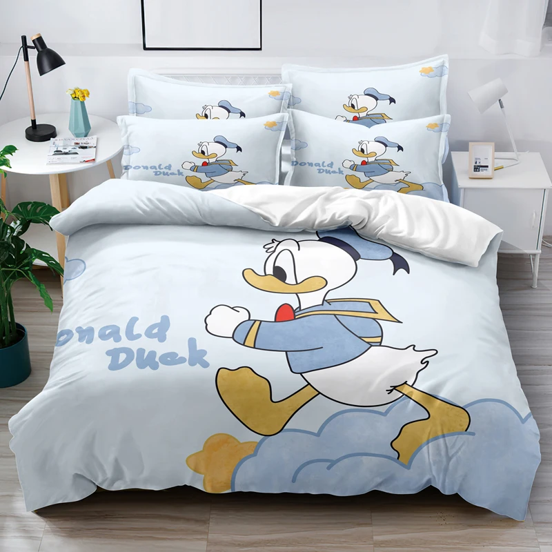 

1 cartoon cute Duck digital printed brushed down duvet cover,bedroom down comforter cover，bedding(No pillowcases，no quilt)