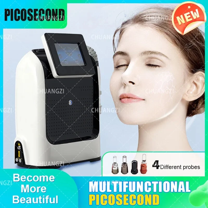 

2024 New Upgraded Freckle Removal Machine Q-switched Nd-yag, Advanced Tattoo Removal Equipment/Skin Pigment Removal Machine