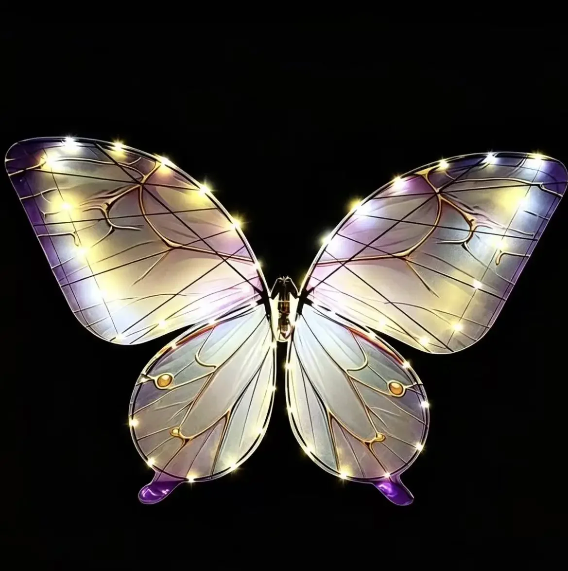Remote Controlled LED Flying Butterfly Wedding Prop, Ring Delivery Butterfly Ornament, DIY Kit and Finished Version