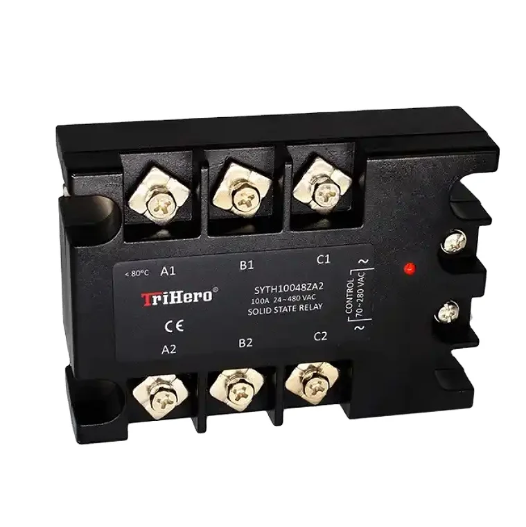 100A Three phase SSR Solid state relay module,three phase SSR relay,SSR3-100AA