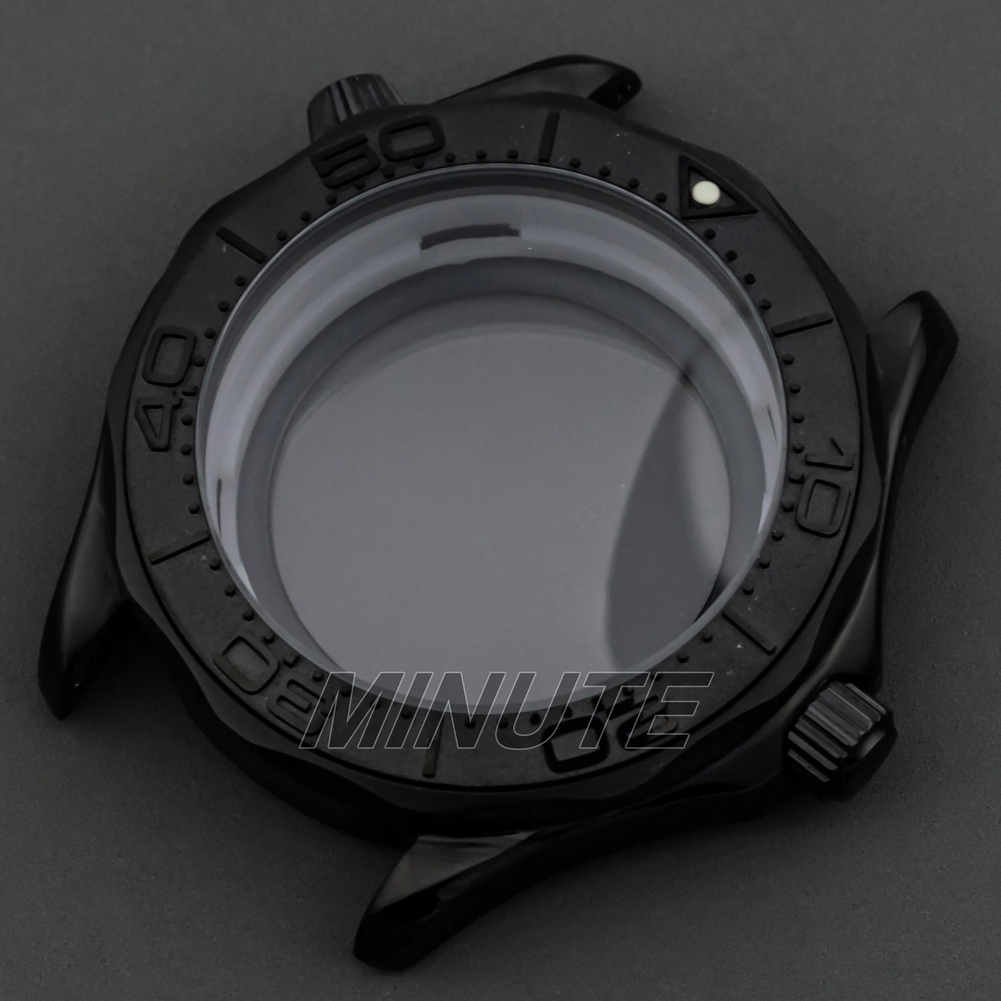 

NH35 Case 10bar Waterproof 316L Steel 41mm Watch Case for Seamaster 300 Watch Parts Case+Bezel fit NH35/36 Mechanical Movement