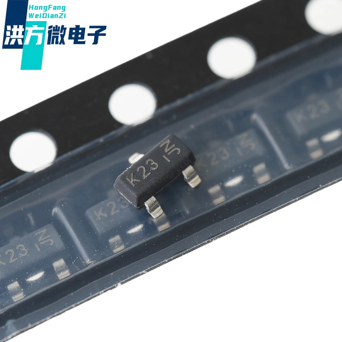 10pcs/100pcsOriginal MOSFET N-Channel BSS123-7-F  SOT-23 100V 170mA 300mW Marking K23