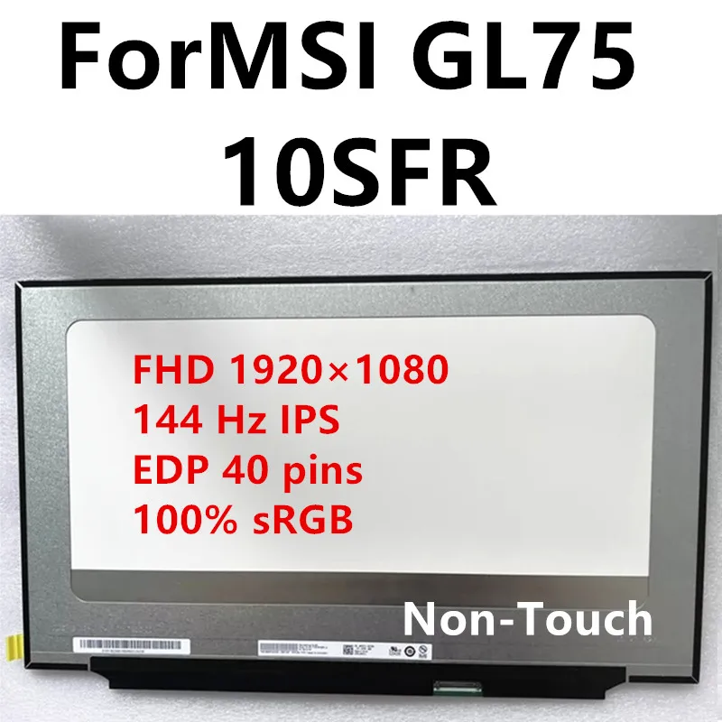 For MSI GL75 10SFR laptop LCD Screen Replacement LED Display 17.3