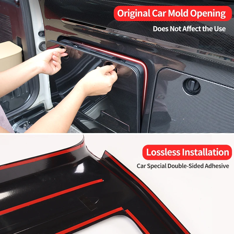 Tailgate Toolbox Trunk Protection Board For Toyota Land Cruiser Prado 2010-2023  Interior Modification Accessories upgraded