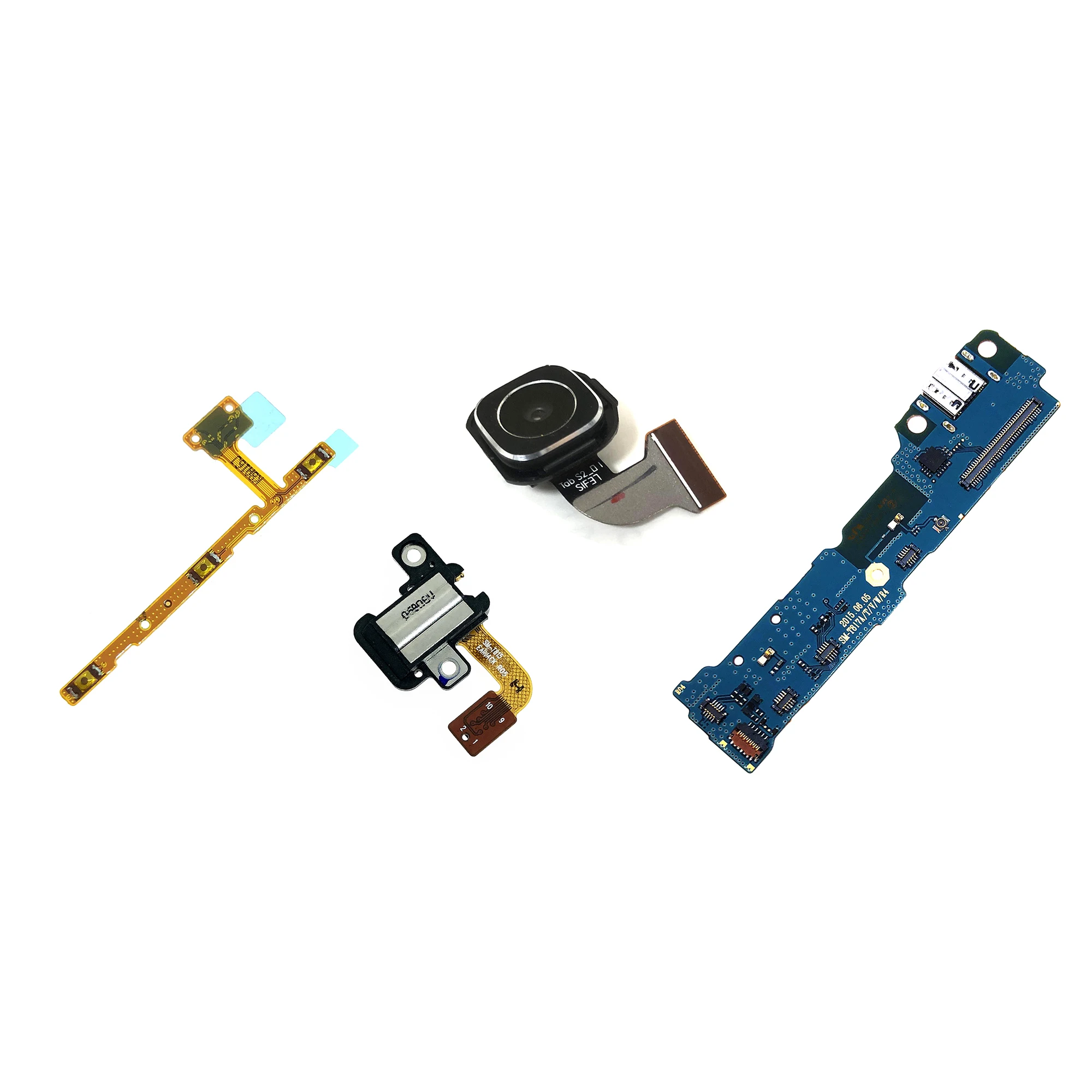 Volume Power For Samsung S2 T810 T813 T815 T817 T818 T819 LCD Sim Card Loud Speaker Charging Rear camera Dock Flex Cable