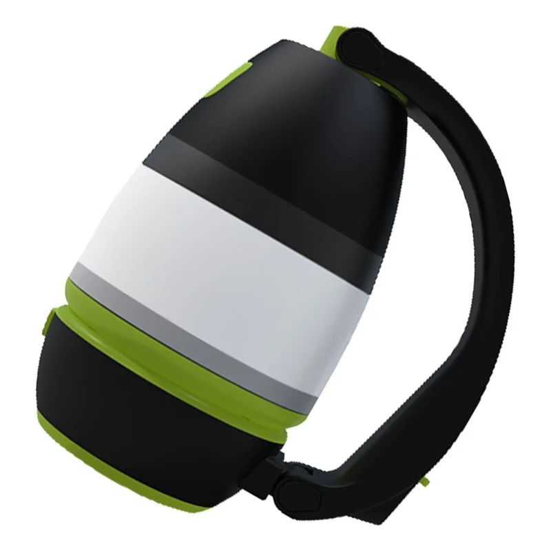 Camping Light Green LED Rechargeable Regulable Design Strong Lighting Portable ABS Material Emergency Lamp For Outdoor