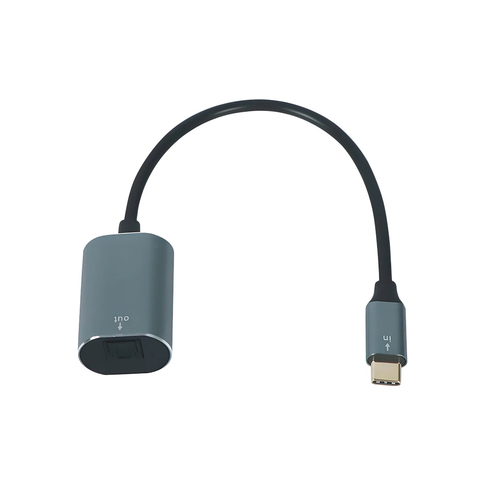 Kabel audio USB-C do Toslink, cyfrowy optyczny kabel audio USB-C męski na TOSLINK żeński, kabel audio USB do TOSLINK do telewizora/soundbara — zdjęcie produktu 6