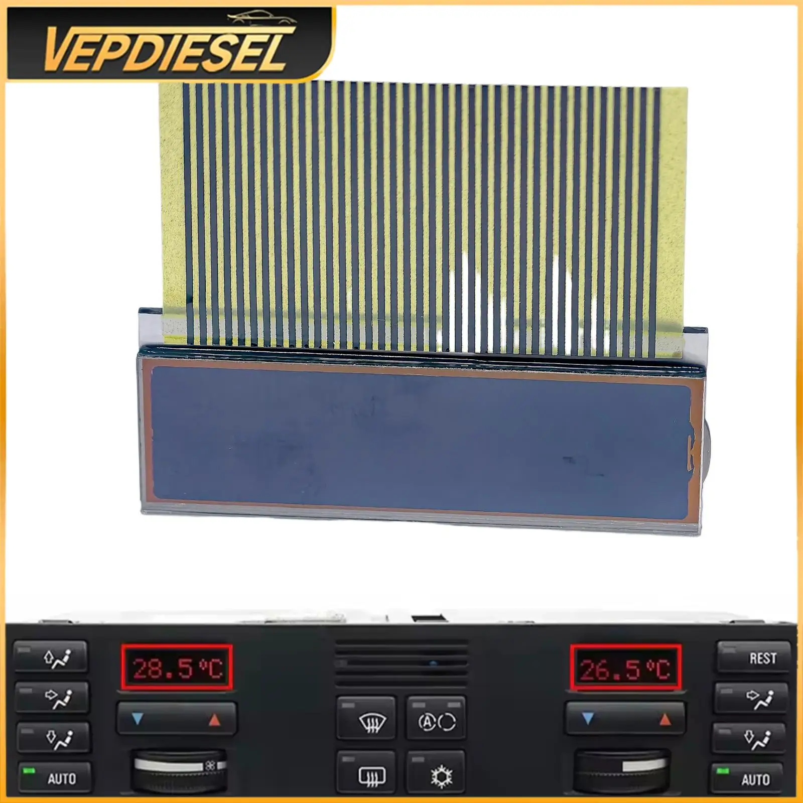 

ЖК-дисплей климат-контроля 64118390946 64188369781 для BMW E38 7-Series 728i 730i 735i 740i 750iL 1994-2001