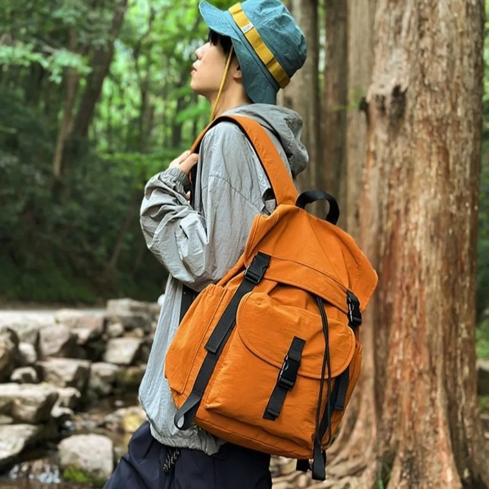 Waterproof Outdoor Backpack Multifunction Casual Style Travel Backpack Adjustable Straps Nylon Camping Backpack Hiking