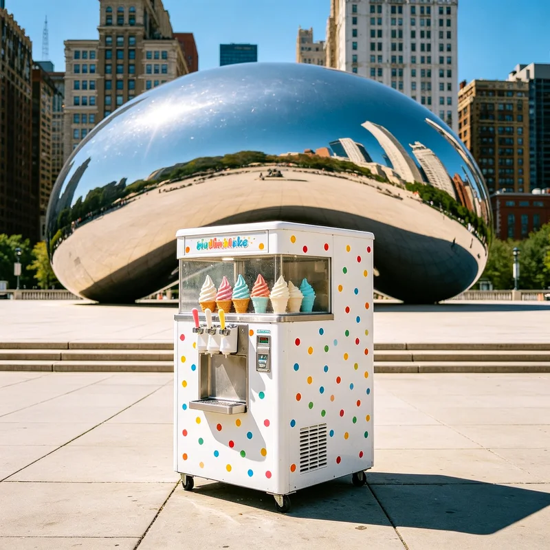 

Ultra Quiet Commercial Ice Cream Machine Premium Soft Serve Dessert Equipment