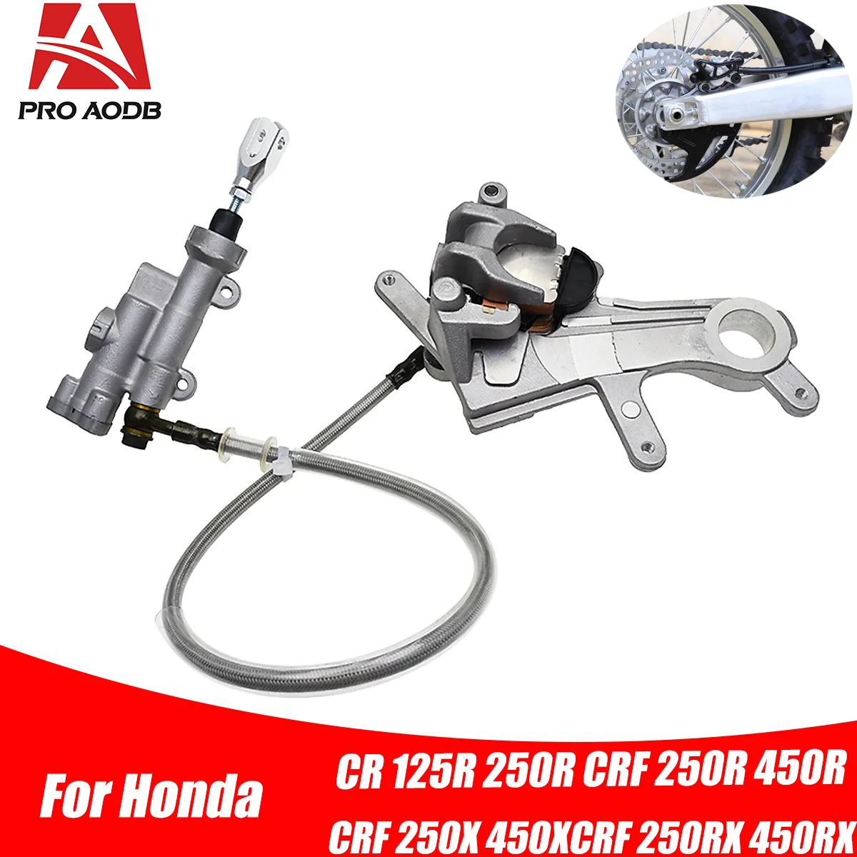 Conjunto De Bomba De Freno Delantero Y Trasero Para Motocicleta, Manguera De Aceite Para Caliper Hidráulico, Compatible Con Honda Cr125R Cr250R Crf450L Crf450 Kayo T4 T6 K6 Mx6 — -62%, 95.76€ Coupon, from 58.69€ – 62% descuento – €58.69