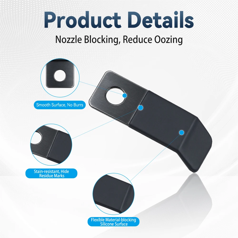 For Flashforge Creator 5/ 5 Pro Nozzle Blocker Assembly Nozzle Blocking Reduce Material Dropping For C5/ C5 Pro 3D Printer Parts