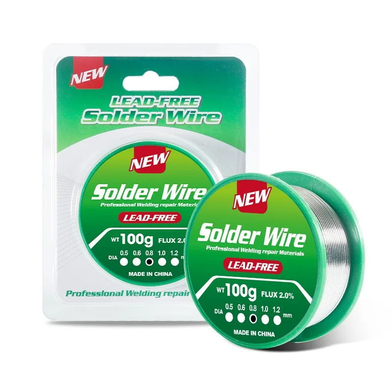20g-100g high-quality lead-free solder wire, can be used directly, high-purity SN99.3CU0.7 containing soldering flux solder wire