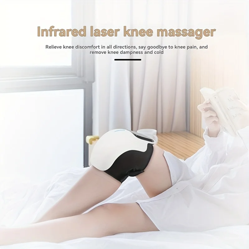 

Heating knee pad intelligent electric knee massager charging red light therapy hot compress vibration leg knee joint