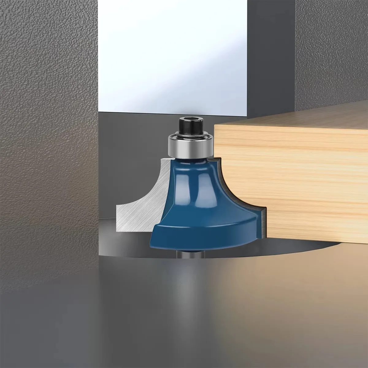 Set Bit Router Batang 6Mm Pemangkasan Lurus Sudut Bulat Kotak Teluk Talang Bit Pemotong Penggilingan Alat Pertukangan Karbida