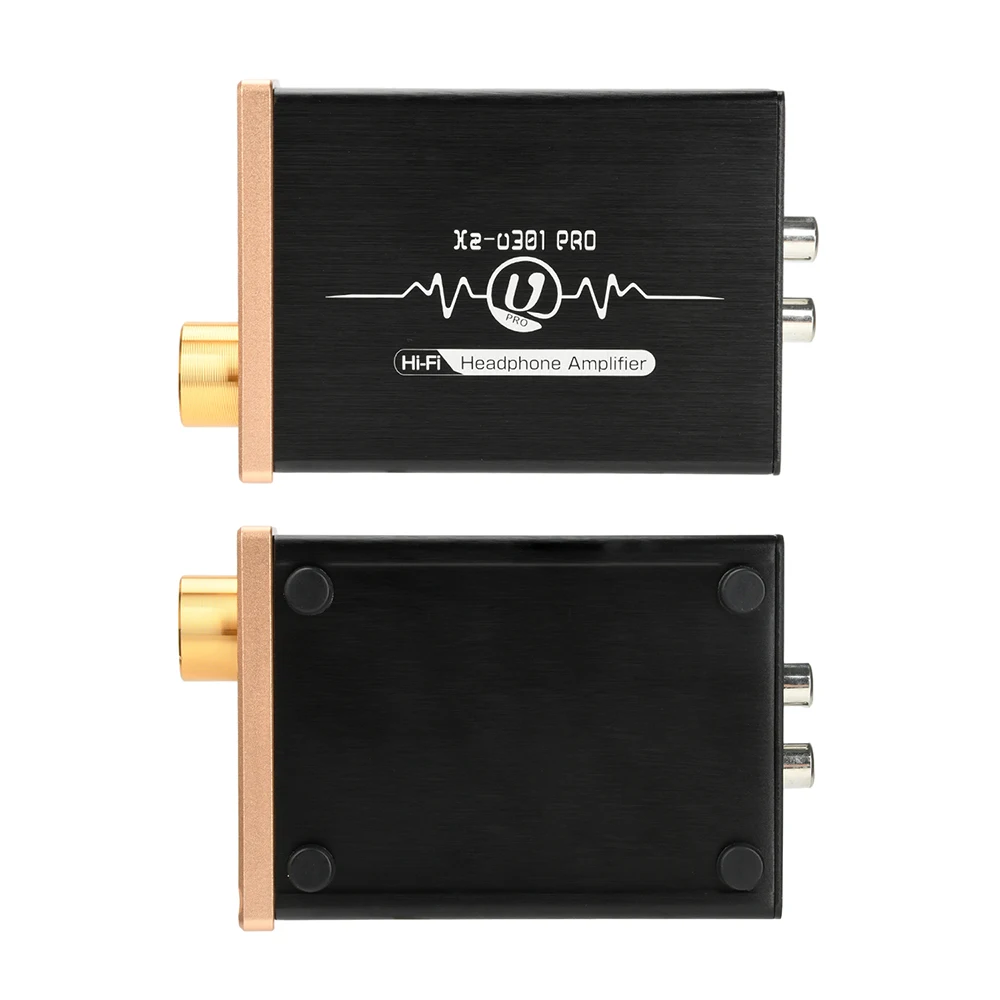 XZ-U301Pro Amplifier Headphone Hi-Fi Kelas A 110dB SNR + 20-30kHz Desktop Headphone Amp 6.35mm/3.5mm Jack Headphone Input RCA