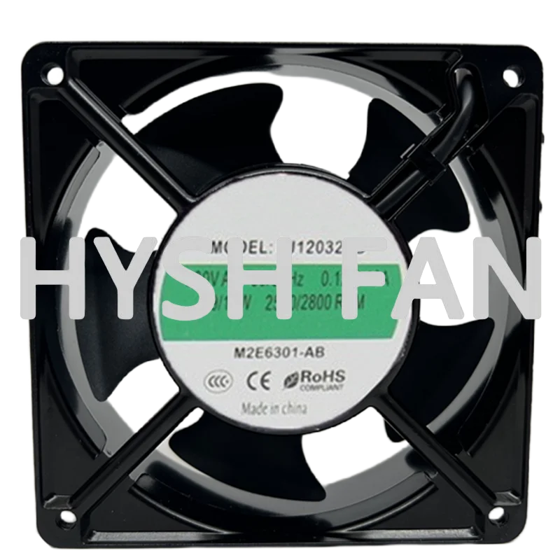 FJ12032AB 230V Axial Fan 12038 Cooling Fan 220V