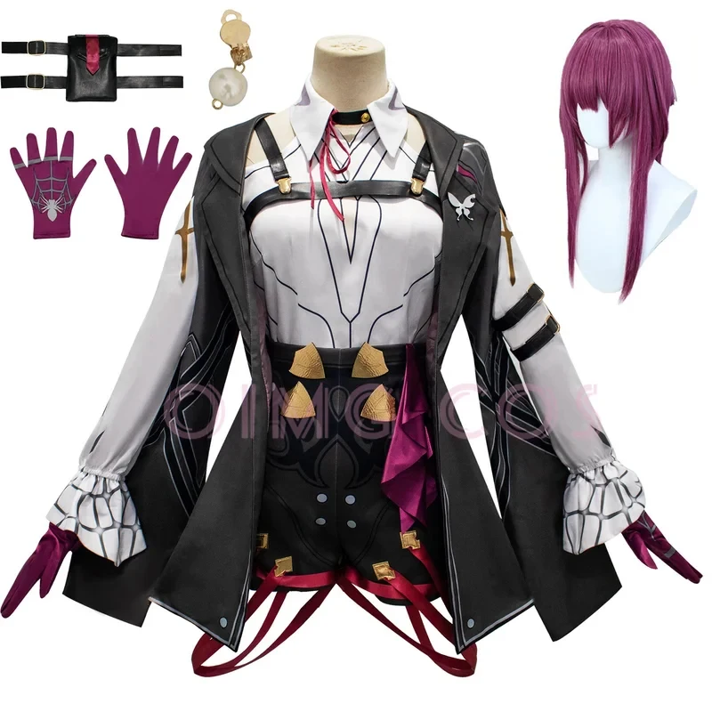 

❤2026❤ Kafka Cosplay Costume Honkai Star Rail Carnival Uniform Wig Anime Halloween Costumes Women Game❤