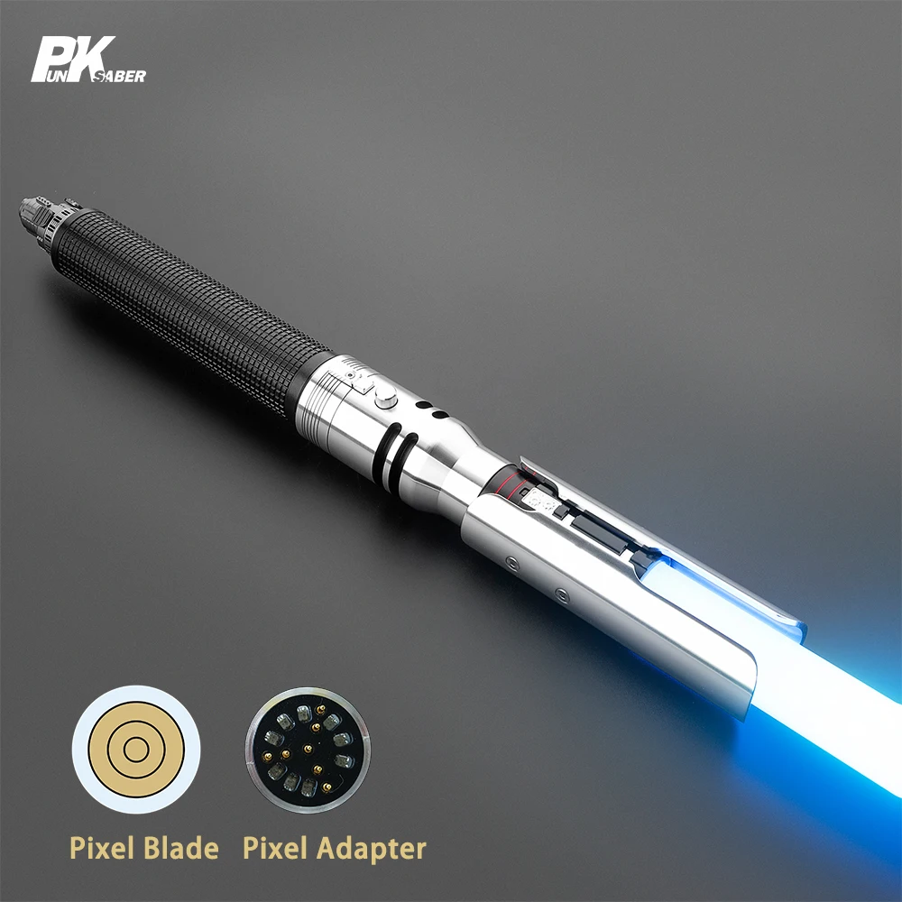 PunkSaber-Sable de luz láser de Neopixel, espada láser Jedi sensible a los duelos pesados, suave, cambio infinito, juguete con sonido