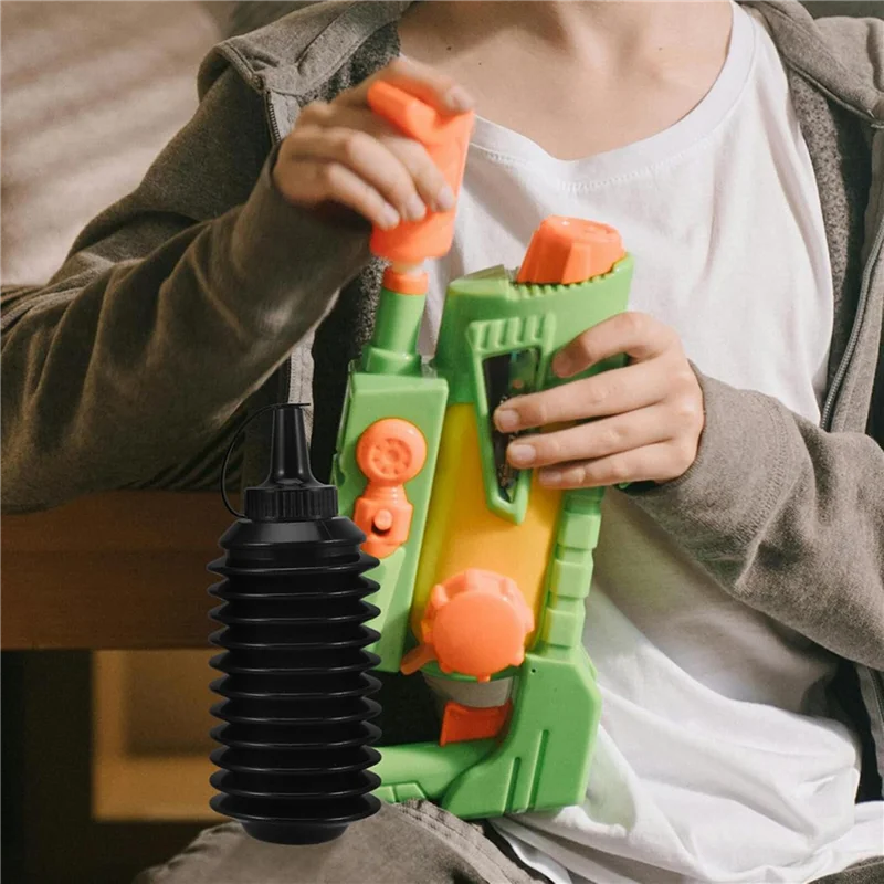 

ABLK 2 бутылки с бусинами, складной держатель для бутылок с гелем-аммо на 600 мл, контейнер для заправки, держатель для жидких игрушечных бусин для хранения