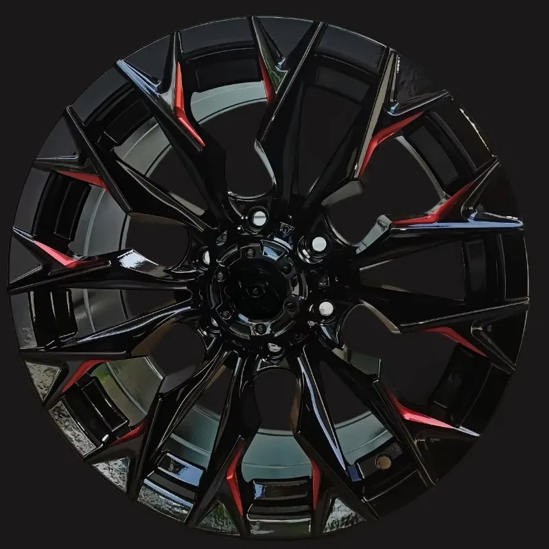 

with aluminum forged sedan wheels matte black SJ 16-20 inch vehicle