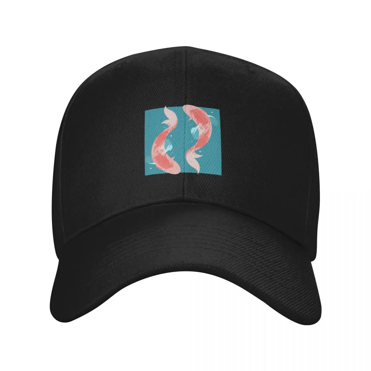 

Quartz Coral Koi Fish Baseball Cap Hat Baseball Cap New In Hat tactical cap Hood Men's Hats Women's