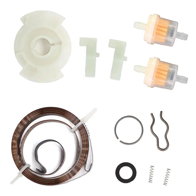 A76X-Recoil Starter Repair Kit For 593959 450E 575E Engine 125Cc Lawn Mower Grass Trimmer Garden Power Tool Parts Fuel Filter