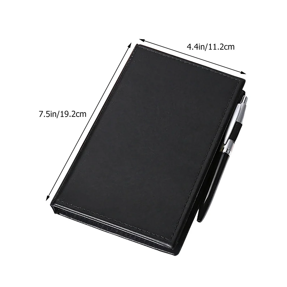 1Set Sticky Memo Pads Colored Page Tabs PU Cover Office School Supplies Multipurpose Note Reminder Adhesive Stickers