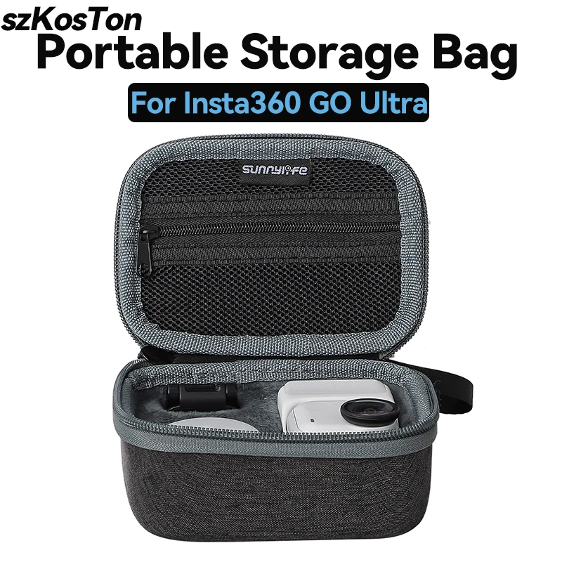 Mini Body Bag For Insta360 GO Ultra Portable Storage Bag Protection Bag For Insta 360 GO Ultra Action Camera Accessories