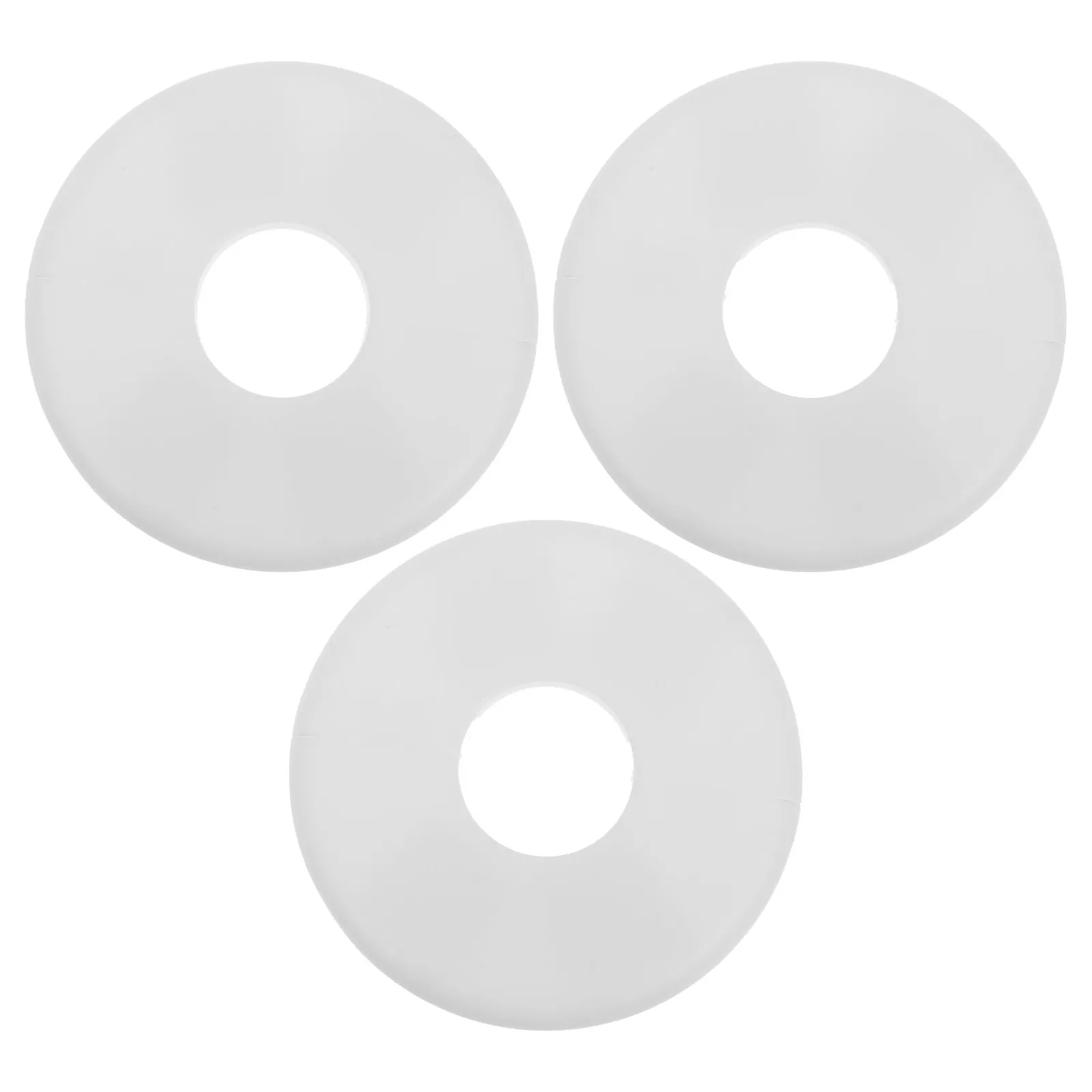 3Pcs Split Wall Flange Cover 4.4cm Decorative Pipe Covers for Water Heater Shower Ac Pipe Holes Plumbing Plates Cover
