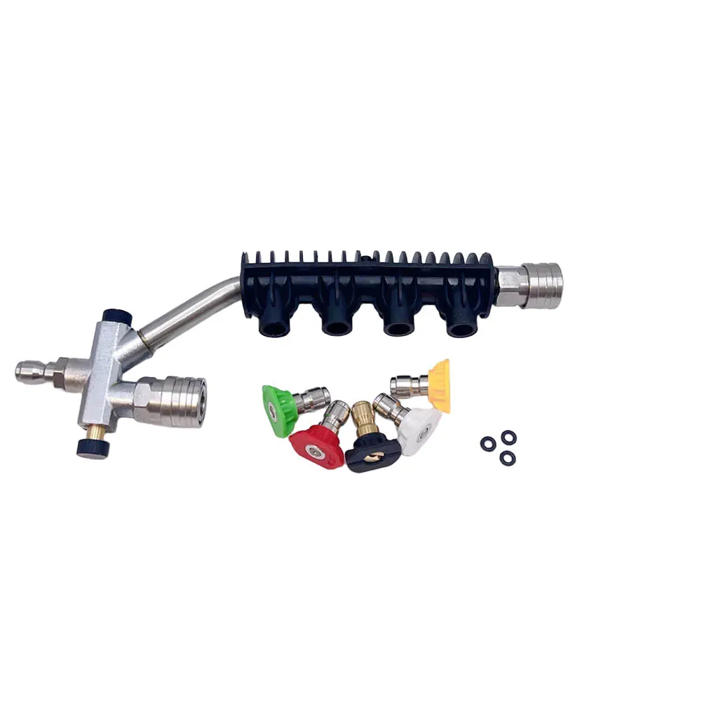 Curved Rod Extension Wand Easy Storage Solution Effortless Access High Pressure Compatibility For Hard-to-Reach Areas