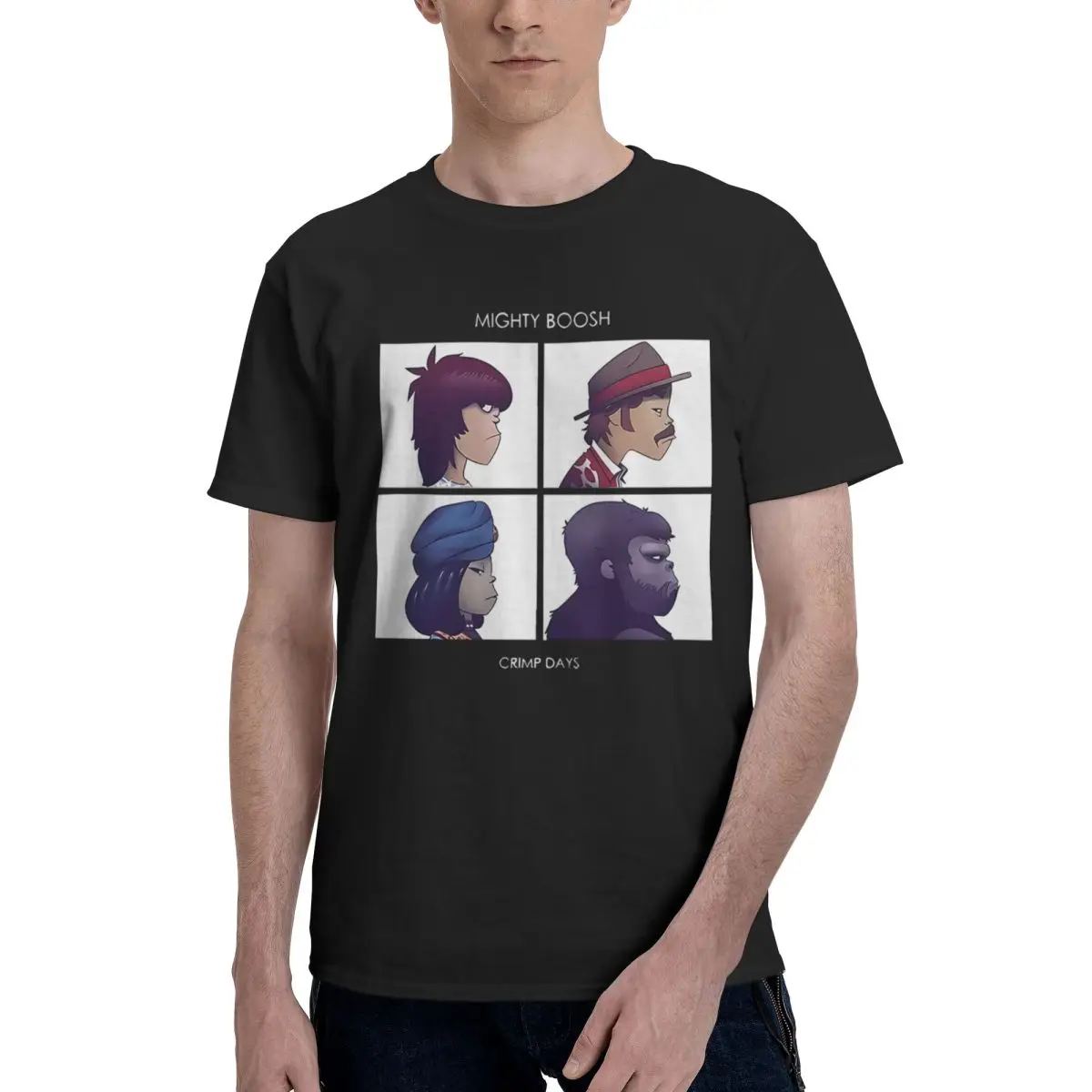 

Mighty Boosh Tshirt Crimp Days 100% Cotton Casual Breathable Confortable Anime Men's T-Shirts Funny Gift