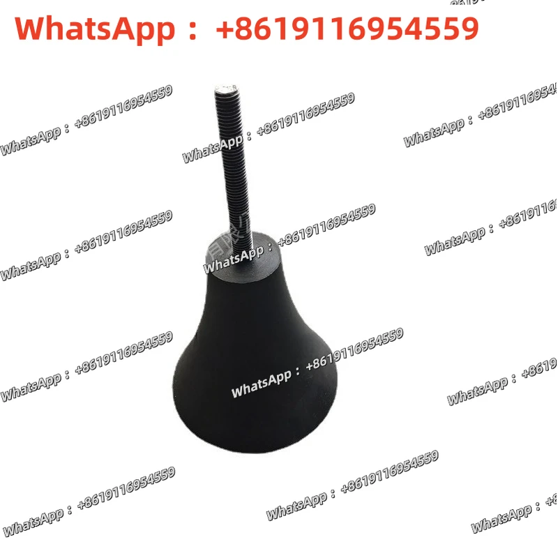 Rubber suction cup shock absorber, metal clad iron, threaded machine foot shock absorber, VE cylindrical buffer block