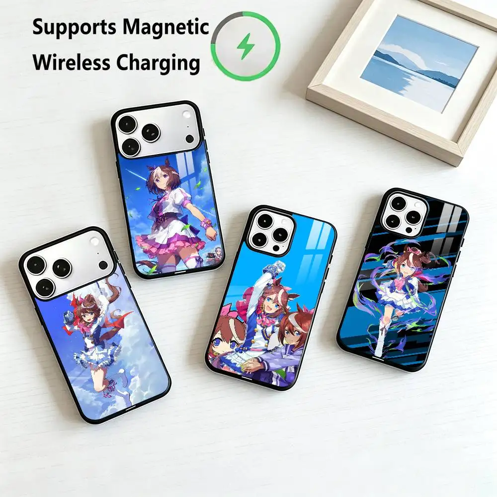 Umamusume Pretty D-Derby   Phone Case For iPhone17,16,15,14,13,12,11 Plus,Pro Supports Magnetic Wireless Charging
