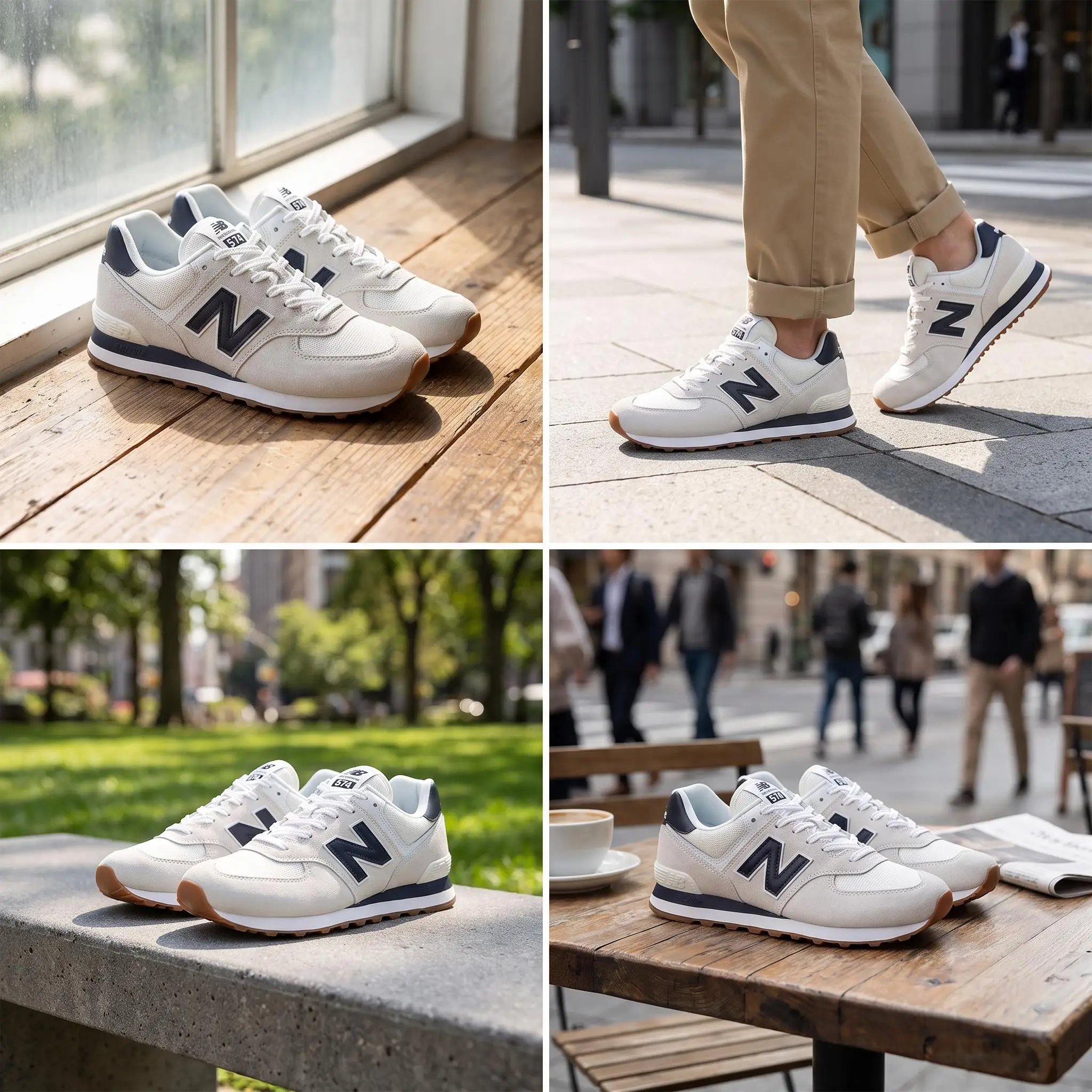 New Balance NB 574 Leather Cus - New Balance Shoes 574 ulasan dan harga