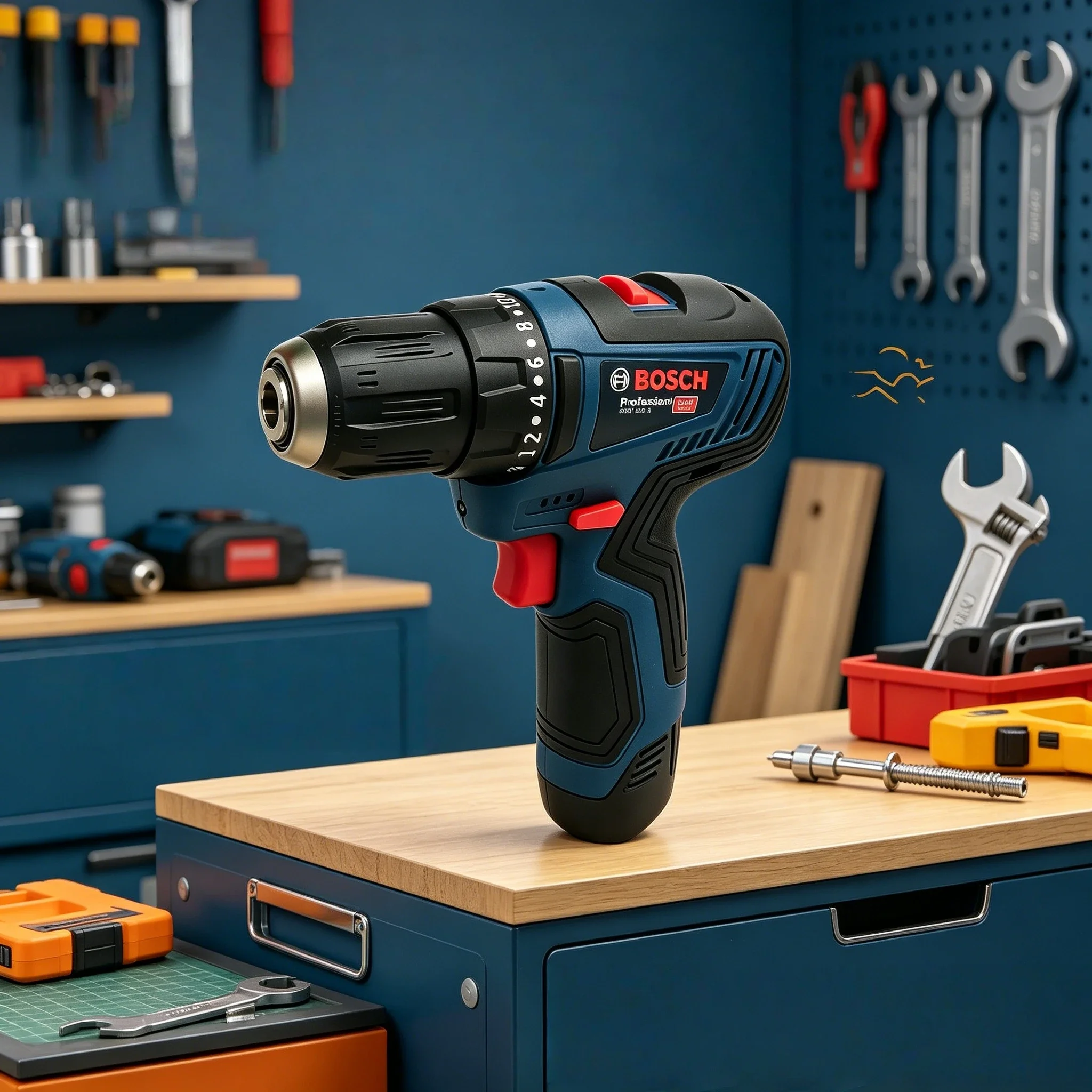 Bosch Professional GSB 12V-30 Cordless Impact Drill, Lightweight Handheld Power Tool with 20 Torque Settings view 5