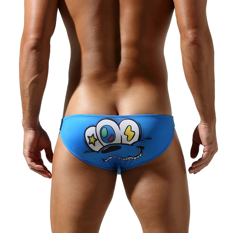 Men's triangular underwear with ice silk thin design, breathable, low waist, slim fit, high elasticity, youthful and sexy