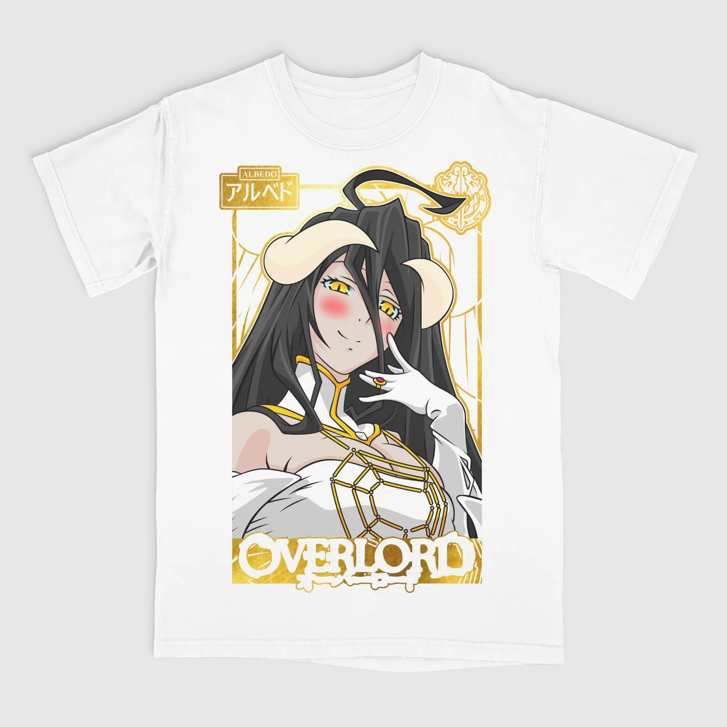 Overlord Ainz T-shirt Ooal Gown Albedo Overlord Anime Manga Gifts Graphic Tee All Size