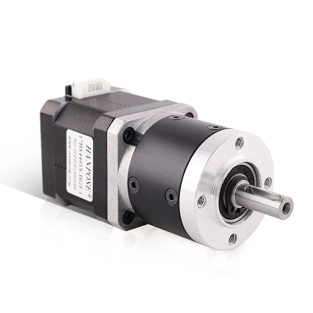 HANPOSE stepper motor 17HS2408S -3401S/4401S/6401S-HG Precision Gear Motor Reduction Ratio 5:1 10:1 Planetary Gear Stepper Motor