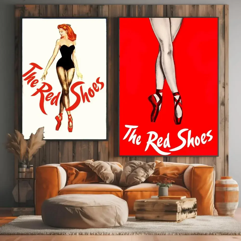 classic movie T-The Red Shoes-S Painting Calligraphy Elegant Botanical Decor for Living Room Modern Interior Design