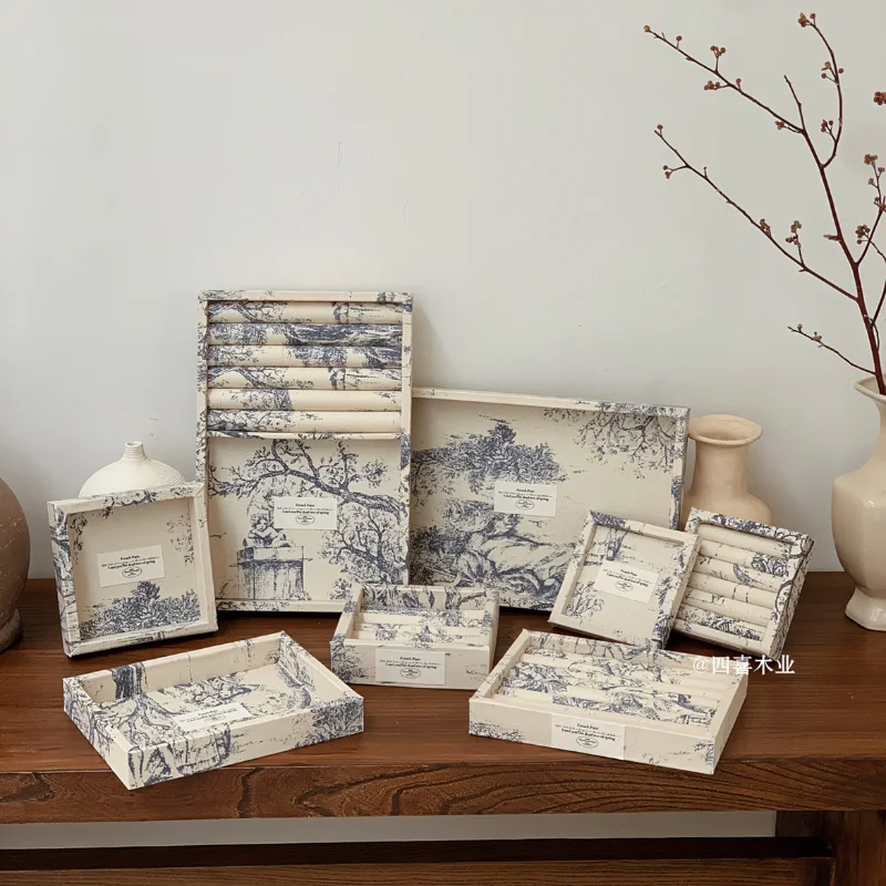 

Поднос для ювелирных изделий, кольцо, ожерелье, подставка для ювелирных изделий, ретро-тележка, серьги, кольца в стиле вестерн