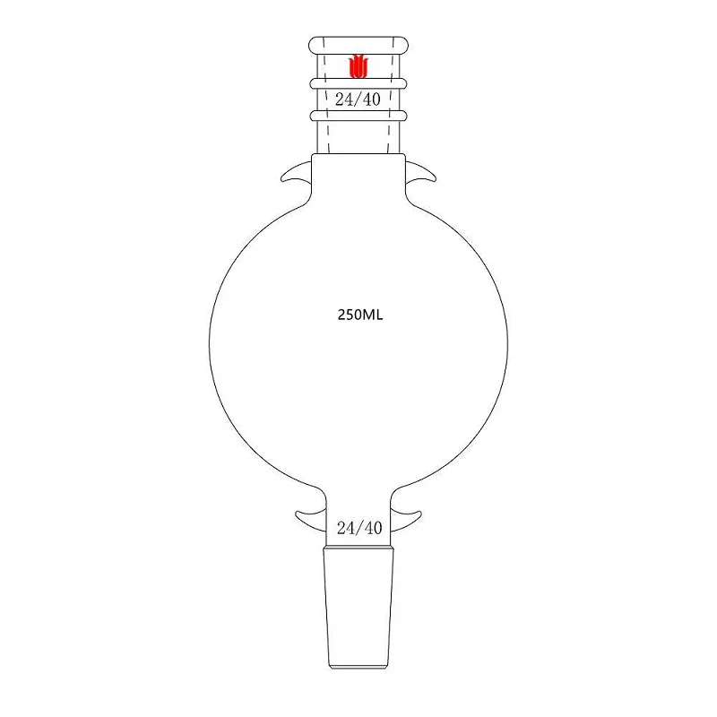 SYNTHWARE Solvent storage bottle for chromatography, With hook up, Enhanced joint, CHROMATOGRAPHY RESERVOIR, C18