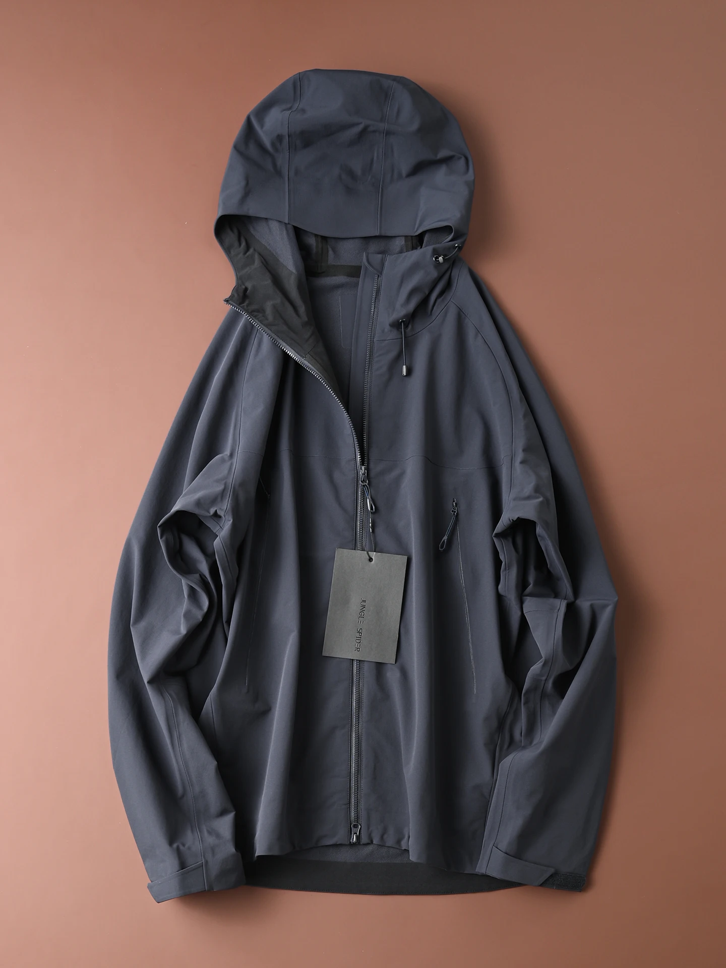 Outdoor Men's Bird Patterned Tech Three-Proof Waterproof Lightweight Quick-Drying Scratch-Resistant Jacket Soft  Coat