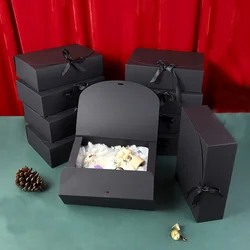 10pcs-Hot Sell Kraft Paper Gift Boxes White/Brown/Black Paper Small Soap Box Kraft Cardboard Mini Jewelry Packing Carton box