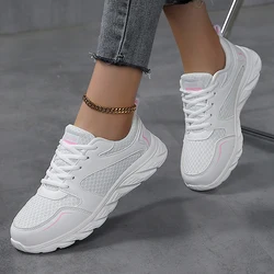 Lady spor kadınlar nefes Sneakers kadın rahat ayakkabılar yastık kadın rahat düşük üst çorap Sneakers kaymaz yürüyüş ayakkabı