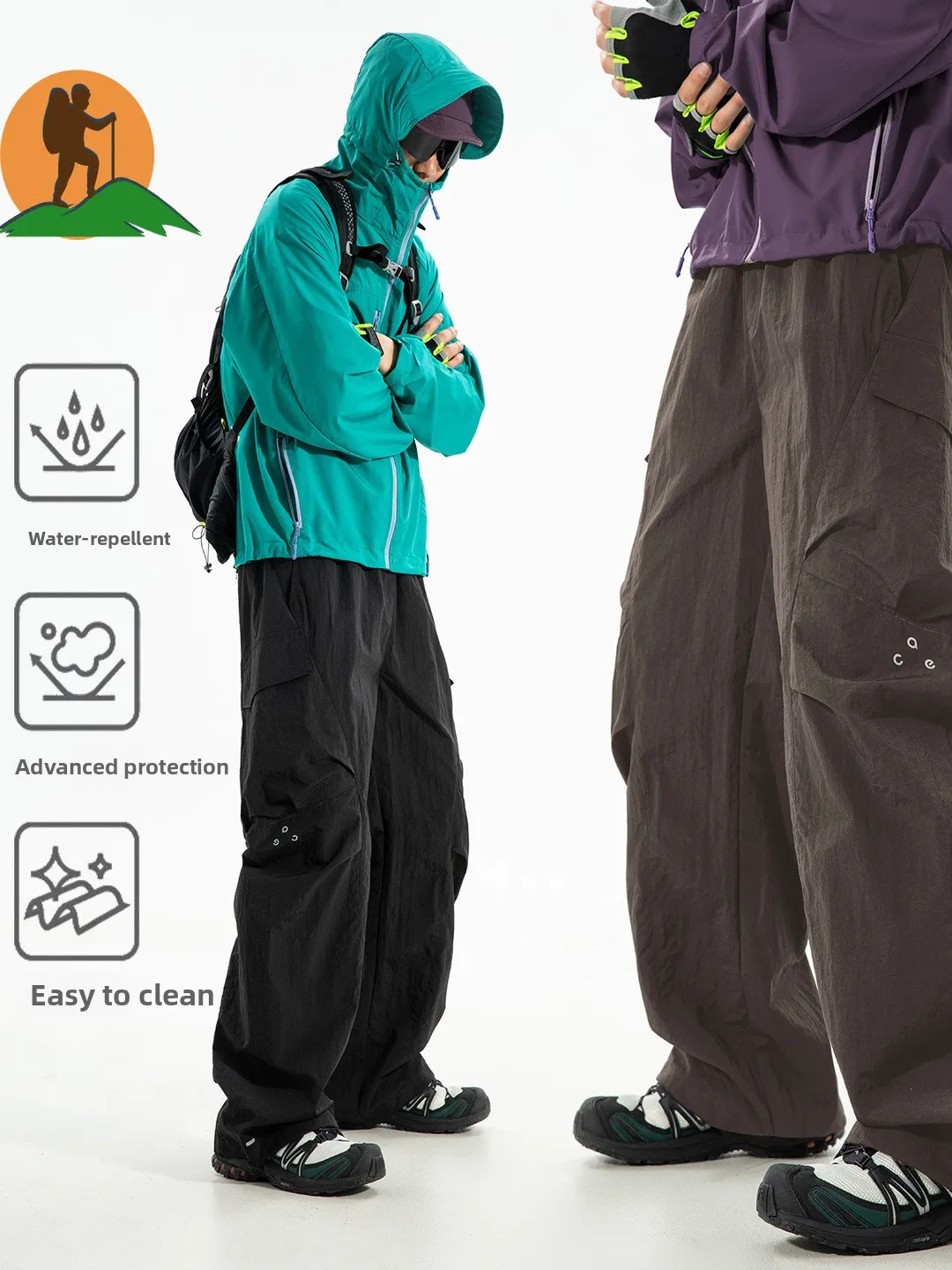 

Waterproof Outdoor Workwear Paratrooper Pants Men's Loose Straight Casual Trousers Trendy Brand Knife Long Pants Autumn New S...