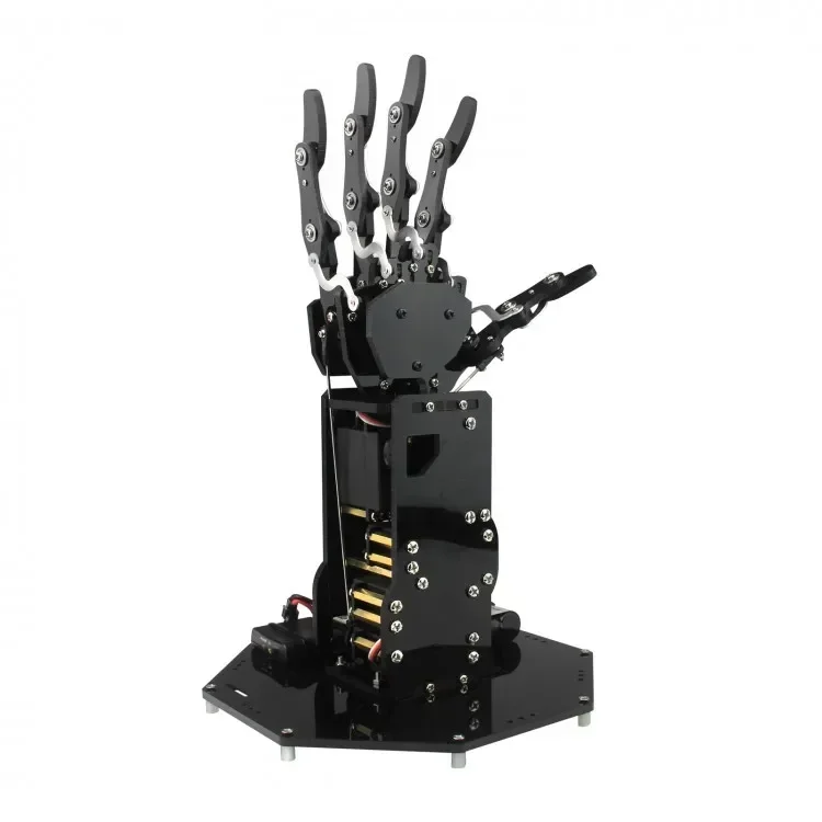 2025uHand Palm Mechanical Arm Five Fingers Bionic Robot Hand with Control System for Robotics Teaching Training