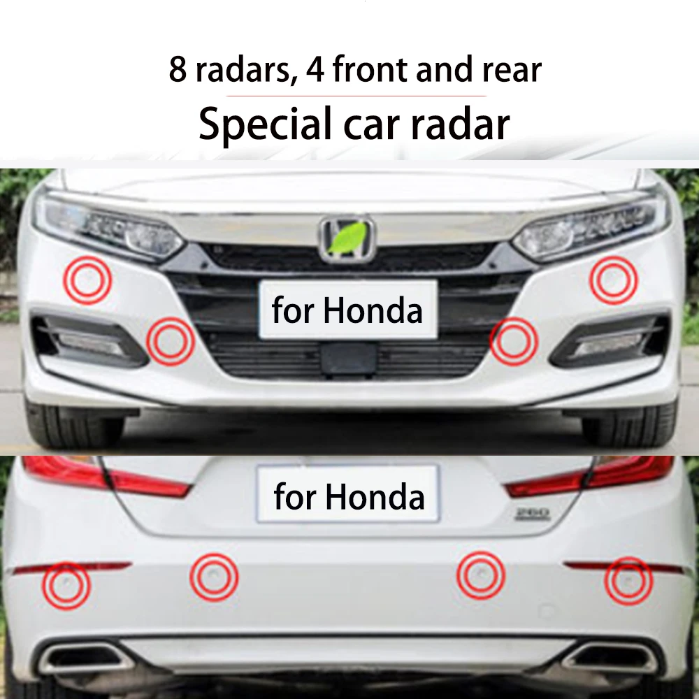 for Honda dedicated parking sensor Parking Sensor with 4-8 Sensors Reverse Backup Parking Radar Monitor Detector System Display