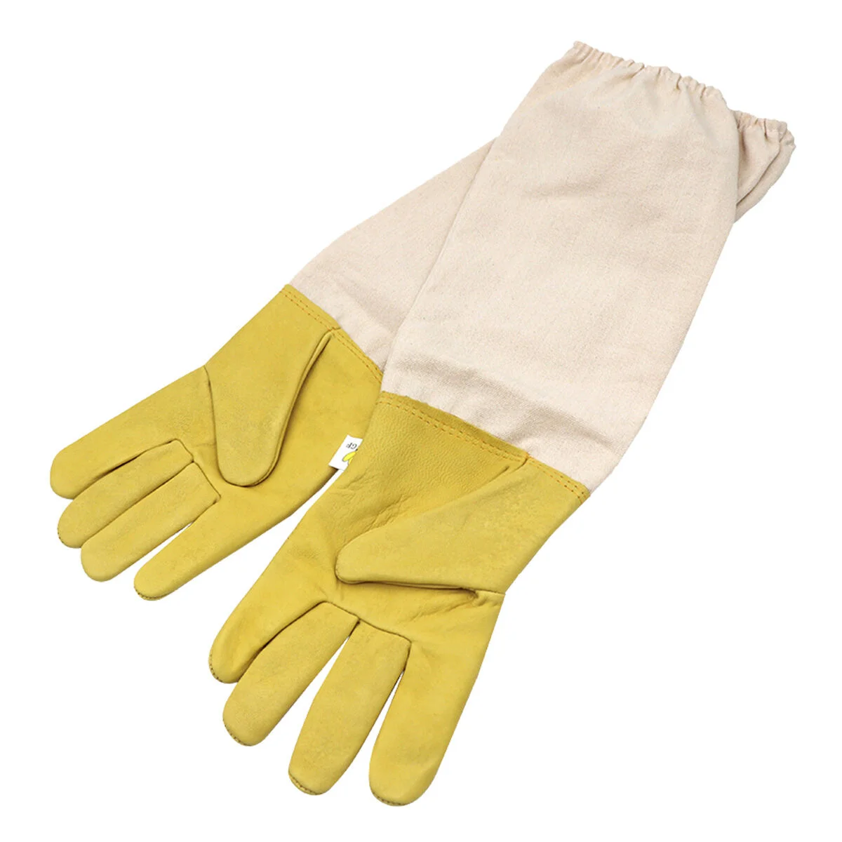 

Breathable Beekeeping Gloves Protective Long Sleeve Yellow and White Sheepskin Anti Bee Gloves Beekeeper Gloves Beekeeping Tools